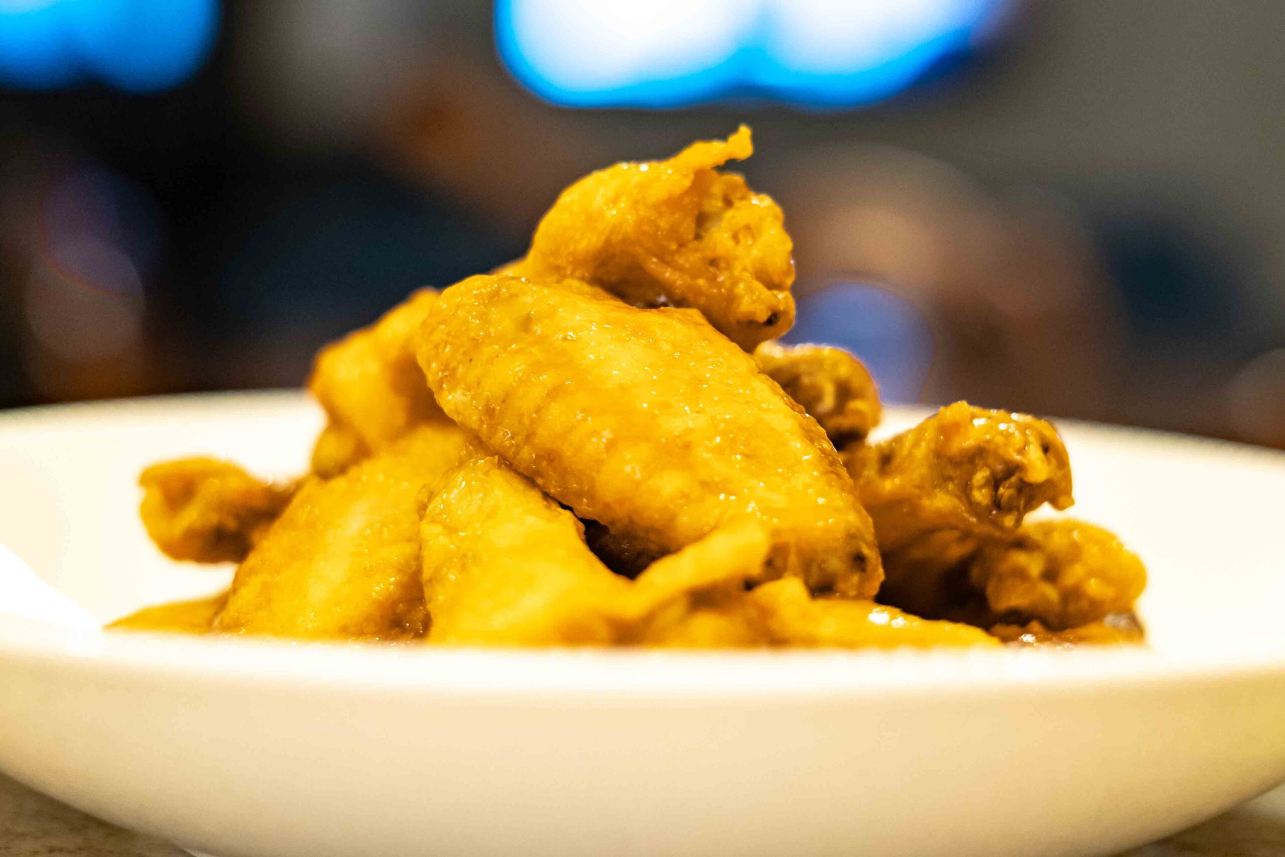 Serving Buffalo Wings
