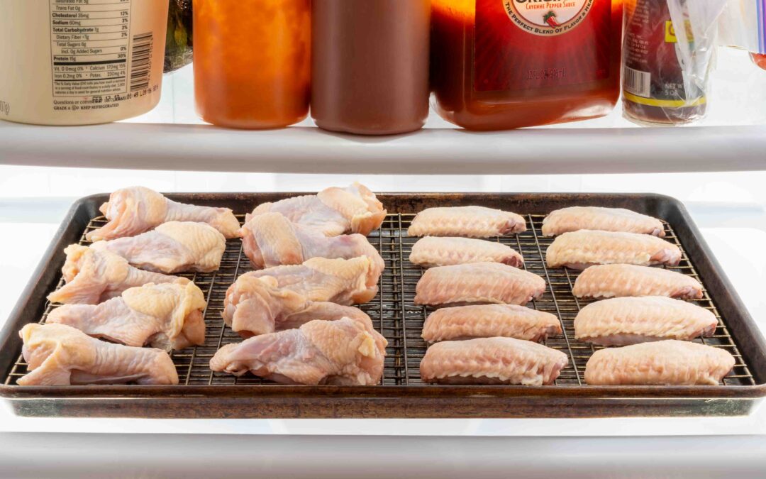 Drying Chicken Wings for Crispy Skin