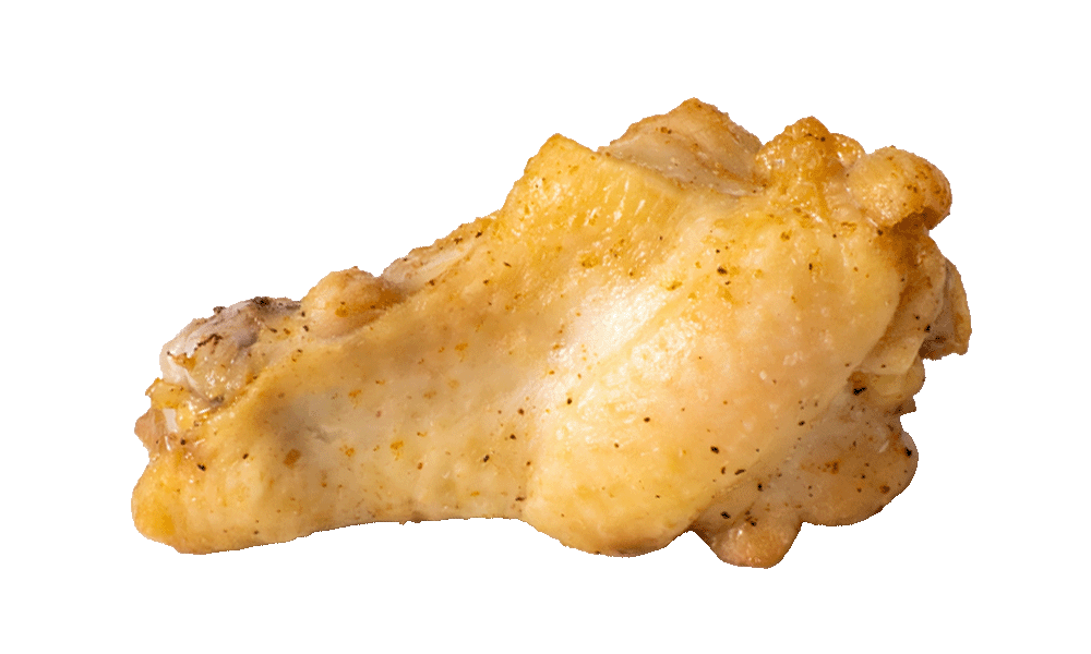 Under cooked Finished Buffalo wing