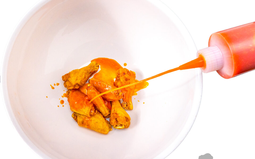 Saucing Chicken Wings